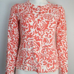 Tommy Hilfiger Coral Damask Cardigan